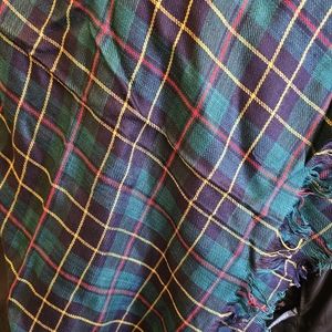 NWOT Echo Scottish Tartan Acrylic Scarf
